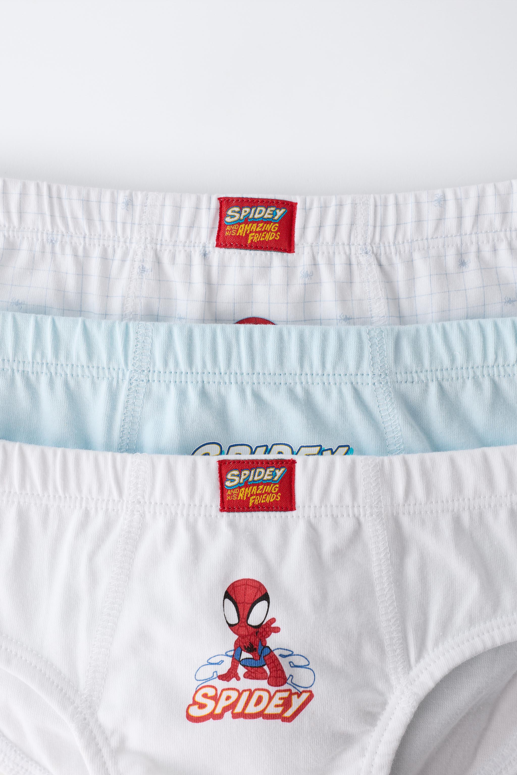 1 1/2-6 YEARS / THREE-PACK OF SPIDEY © MARVEL UNDERWEAR